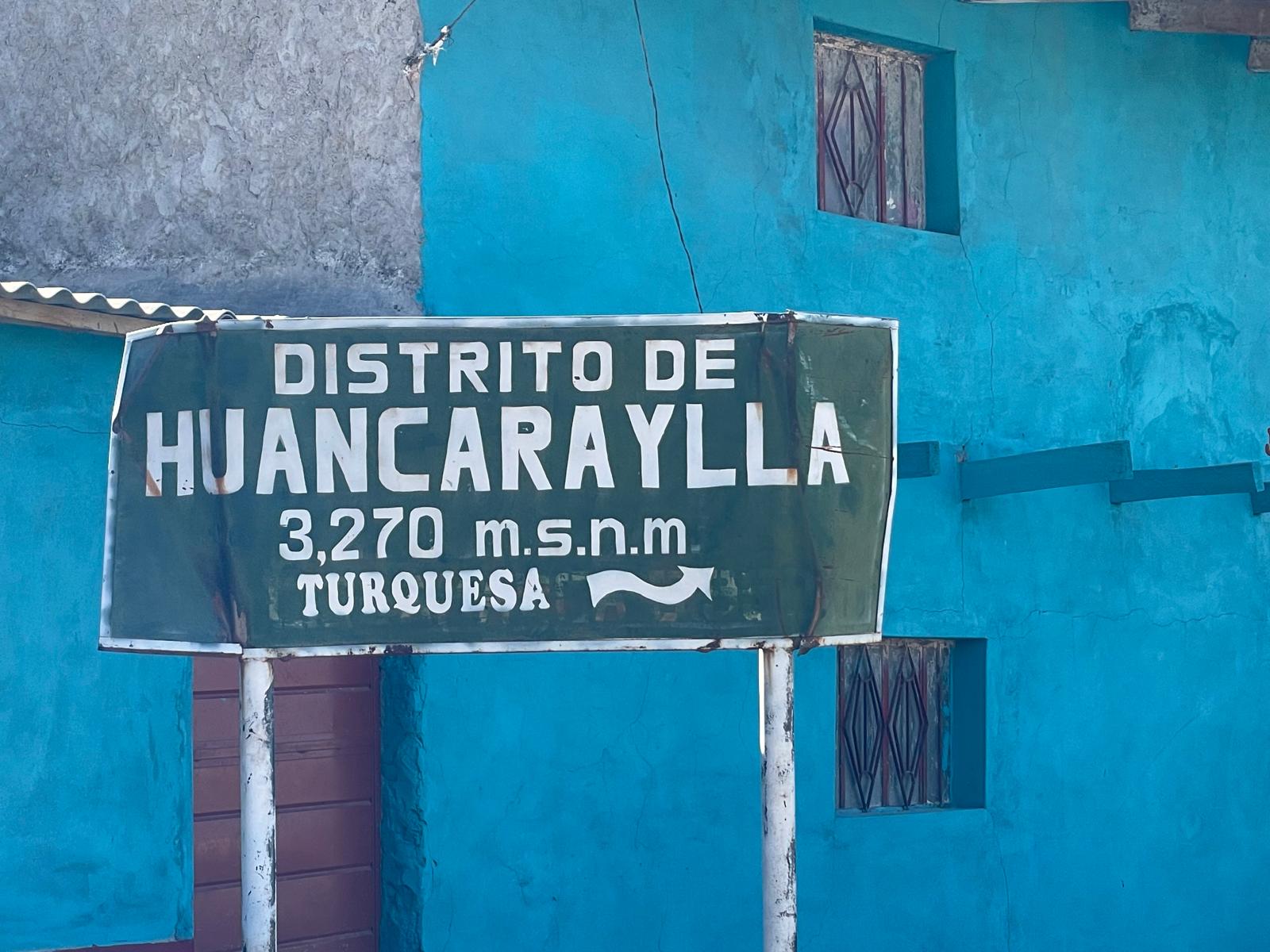 Distrito de Huancaraylla, 3 270 m.s.n.m.