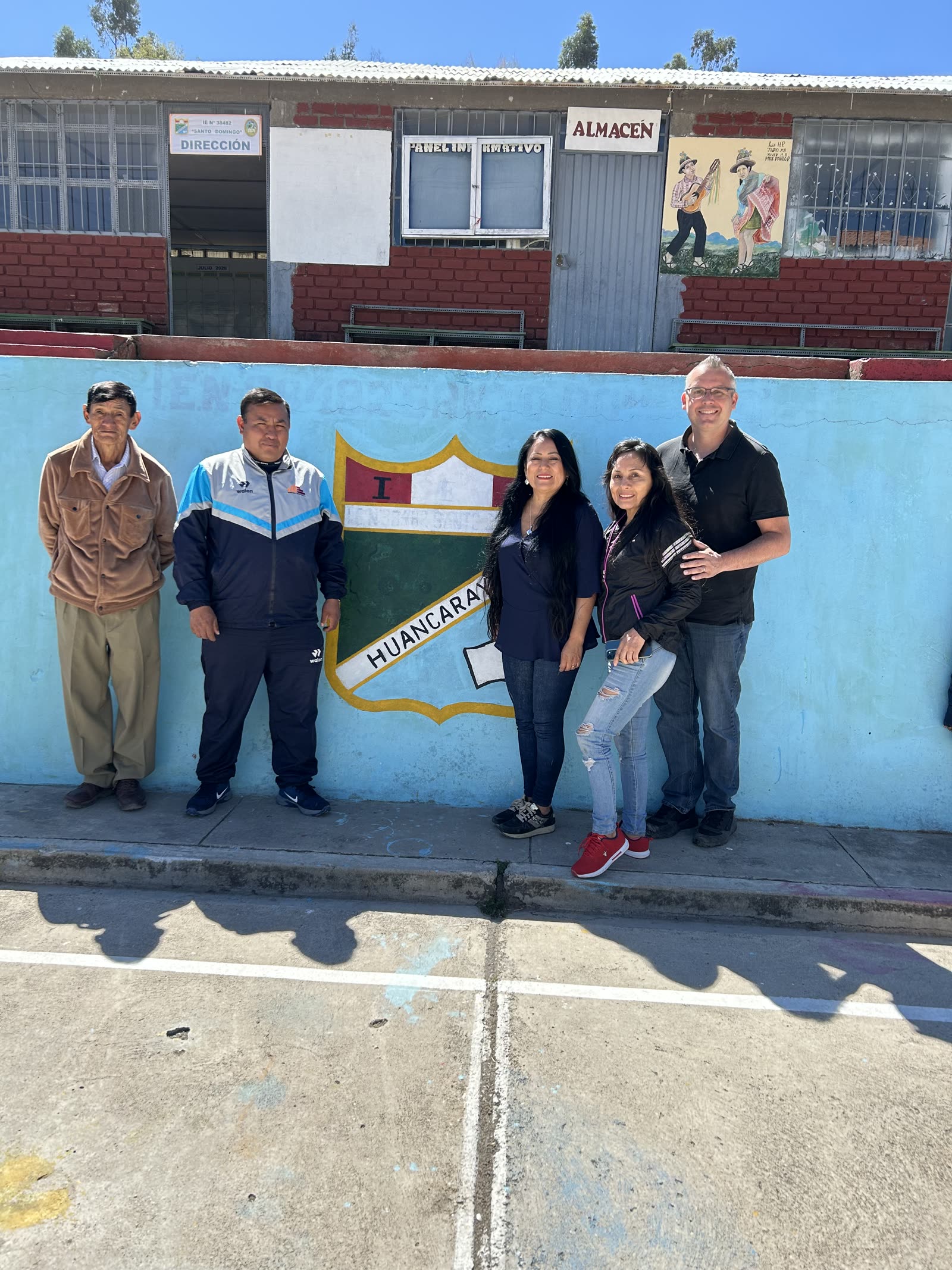 Encuentro con la dirección de la I.E. Santo Domingo de Huancaraylla